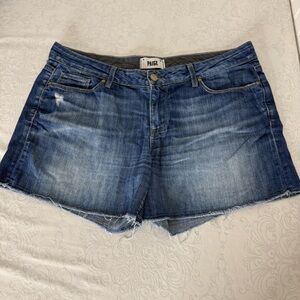 Paige Women's Jimmy Jimmy Short Raw Hem Cuff Size 30